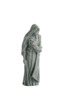ZITERDES 79103 - Statue "Stille" , unbemalt , 28-32MM