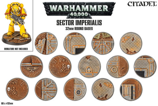 Games Workshop 66-91 - SECTOR IMPERIALIS: 32MM ROUND BASES